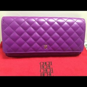 Carolina Herrera leather wallet